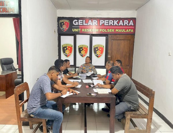 Pastikan Penyidikan Prosedural, Polsek Maulafa Gelar Perkara Kasus Penganiayaan di Oepura.