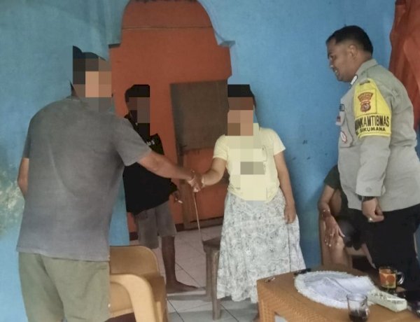 Bhabinkamtibmas Sikumana Fasilitasi Problem Solving, Perselisihan Warga Berakhir Damai.