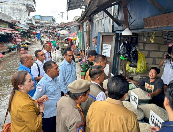 Polresta Kupang Kota Bersama Forkopimda Sidak Pasar, Awasi Distribusi dan Harga Bapok.