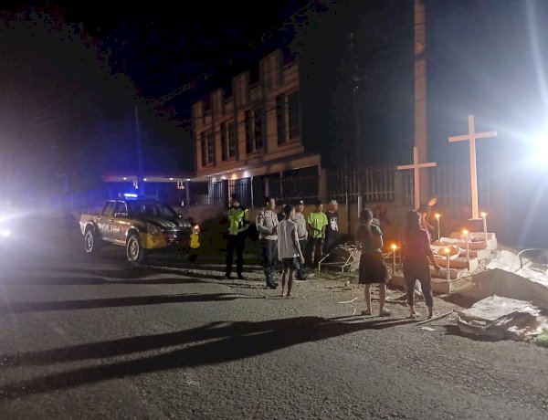 Patroli Malam Polsek Alak Jaga Kamtibmas, Kapolresta Kupang Kota Tekankan Kehadiran Polisi di Tengah Masyarakat.