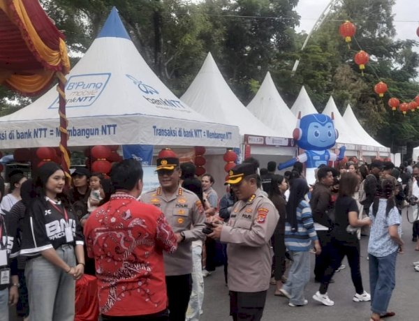 Hadiri Pembukaan Kupang Lampion Food Street Market 2026, Kapolresta Kupang Kota Dukung Harmoni Budaya dan UMKM.