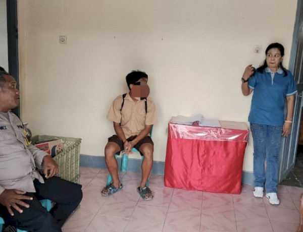 Bhabinkamtibmas Naikoten Satu Gerak Cepat Cegah Tawuran Pelajar di Kota Raja