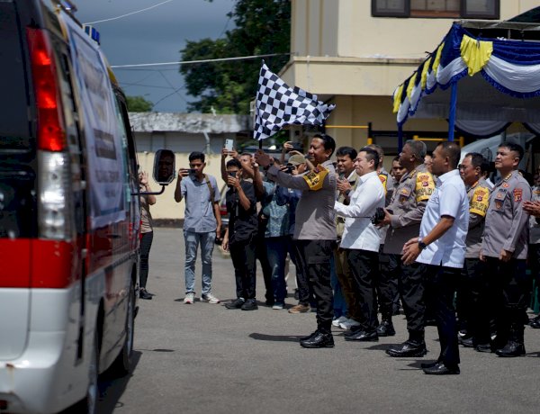 Wakapolda NTT Lepas Distribusi Beras Murah di Kota Kupang, Polri Bantu Jaga Stabilitas Harga.