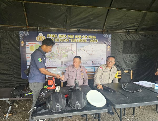 Pastikan Anggota Tetap Prima Saat Bertugas di Bulan Ramadhan, Sidokkes Polresta Kupang Kota Periksa Kesehatan di Pos Ops Ketupat Turangga.