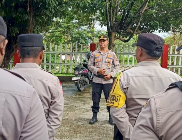 Apel Pagi Polsek Maulafa, Kapolsek Tekankan Personel Wajib Pedomani Arahan Kapolda NTT: Tidak Lakukan Penyimpangan dan Utamakan Pelayanan Humanis.