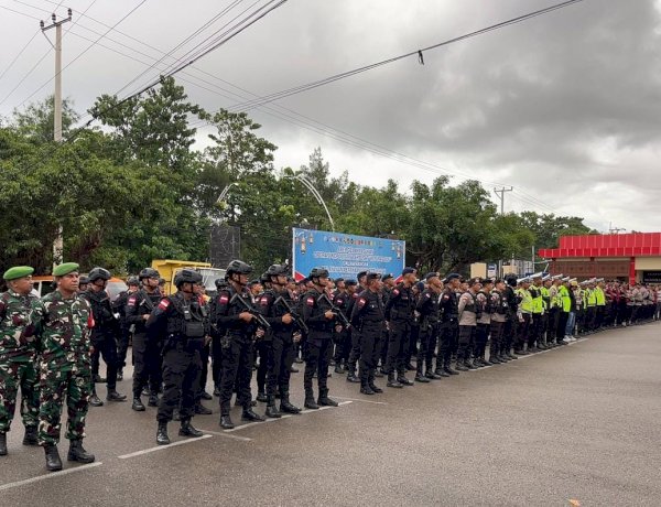 Ratusan Personel Disiagakan, Polresta Kupang Kota Siap Amankan Malam Takbiran Idul Fitri 1447 H.