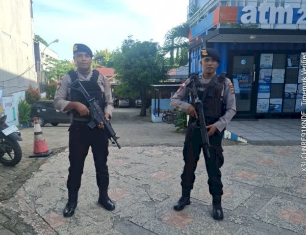 Kesiapsiagaan Personel Pamobvit, Jaga Stabilitas Keamanan Obvit di Kota Kupang.