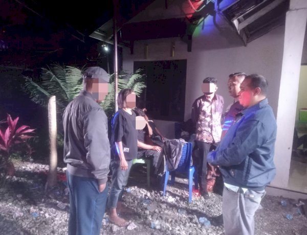 Patroli Dini Hari Polsek Maulafa, Imbau Pesta Wisuda di Sikumana.