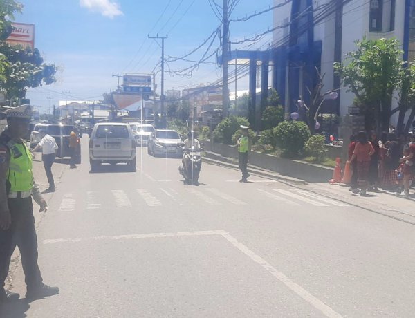 Polsek Maulafa Terjunkan Personel Amankan Ibadah Penahbisan Sidi di GMIT Kaisarea Kolhua