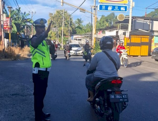 Unit Lantas Polsek Kota Raja Tingkatkan Disiplin Pengendara, Cegah Kecelakaan Lalu Lintas.