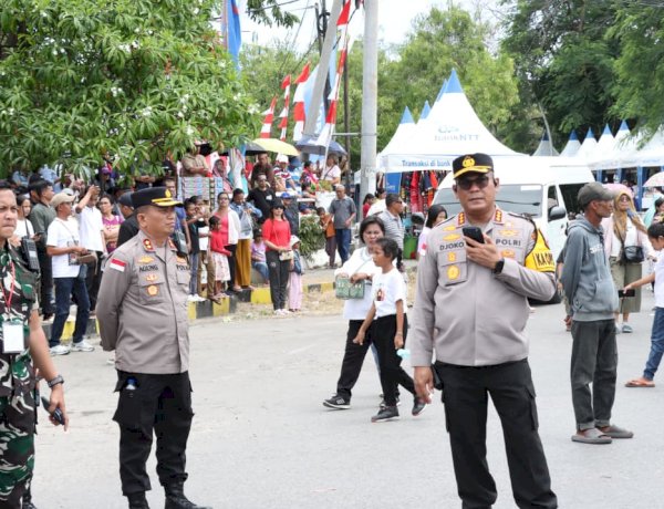 Wapres Gibran Rakabuming Raka Lepas Pawai Paskah di Kupang, Kapolresta Pimpin Langsung Pengamanan.