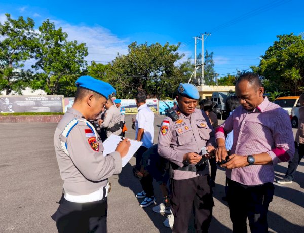 Wujudkan Polri Humanis dan Profesional, Propam Polresta Kupang Kota Perketat Disiplin Anggota.
