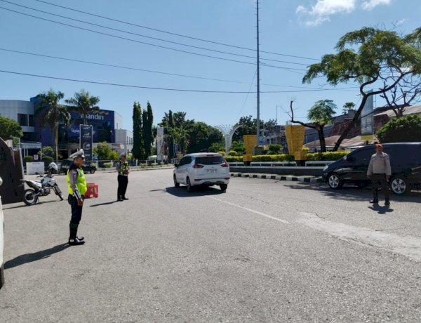 Hadir untuk Masyarakat, Polresta Kupang Kota Siaga di Pos Pam Selama Semana Santa 2026.