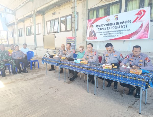 “Jumat Curhat” Polda NTT di Kelurahan Bello: Pencurian, HIV/AIDS, hingga Persoalan Sosial Jadi Sorotan.