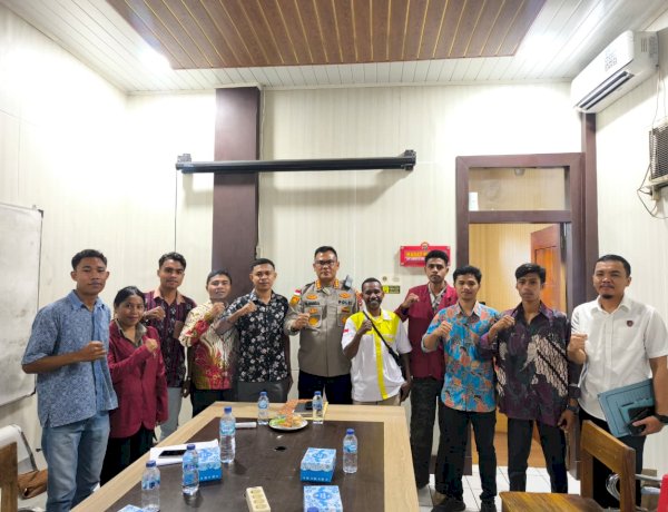 Kapolresta Kupang Kota Terima Audiensi Aliansi Mahasiswa Peduli Keadilan.