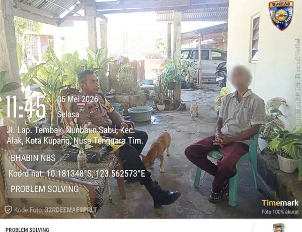 Bhabinkamtibmas Nunbaun Sabu Respons Cepat Laporan Warga, Tingkatkan Patroli di Wilayah Rawan.