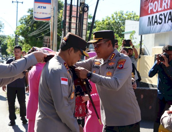 Polresta Kupang Kota Sambut Kapolda NTT dengan Meriah dan Semangat Personel