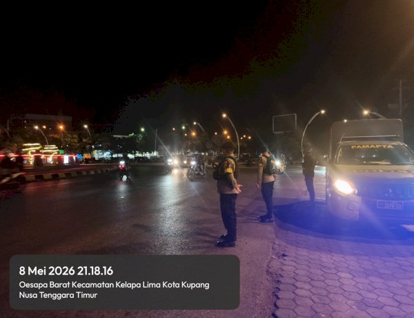 Patroli Lampu Biru Satsamapta Polresta Kupang Kota Intensif Digelar, Jaga Situasi Tetap Kondusif.