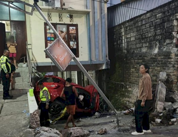 Satu Korban Meninggal Dunia Akibat Laka Tunggal Mobil di Jalan Sam Ratulangi, Satlantas Polresta Kupang Kota Lakukan Penyelidikan.