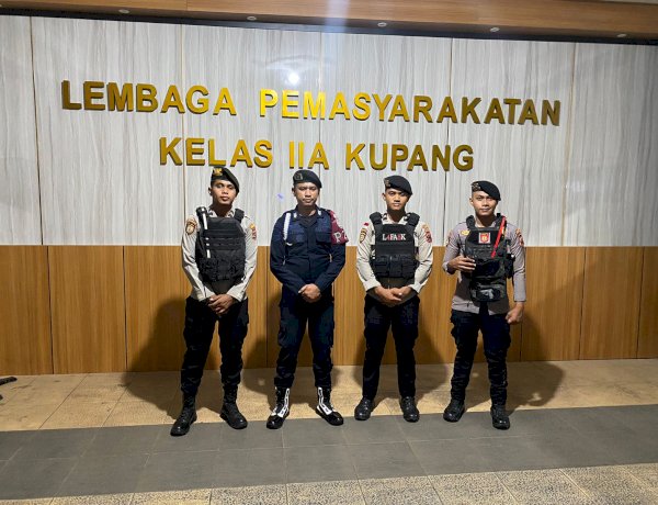 Patroli Sambang ke Lapas, Polresta Kupang Kota Perkuat Sinergi dan Keamanan.