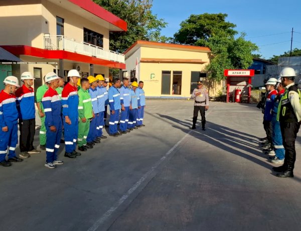 Polsek Alak Intensifkan Sosialisasi Pengamanan Objek Vital Nasional di Depo Pertamina Tenau