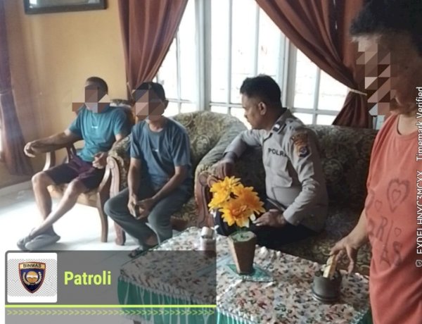 Bhabinkamtibmas Namosain Berhasil Mediasi Kasus Pengancaman Antar Saudara, Kapolsek Alak Imbau Warga Utamakan Musyawarah.