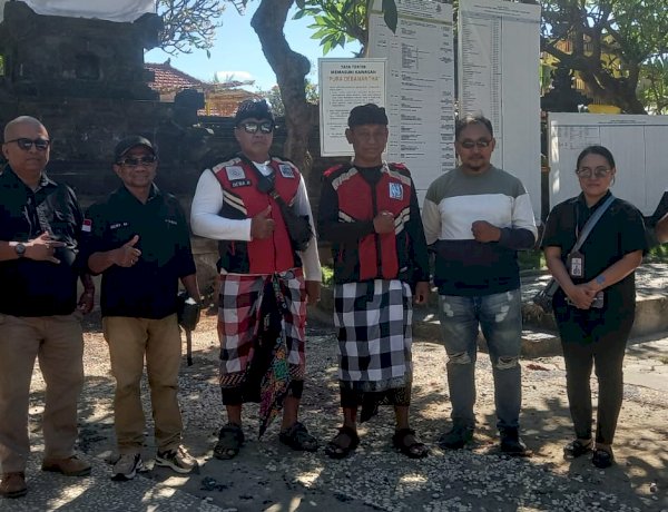 Polsek Kota Lama Amankan Ibadah Melasti Jelang Piodalan Agung di Pura Oebananta Kupang