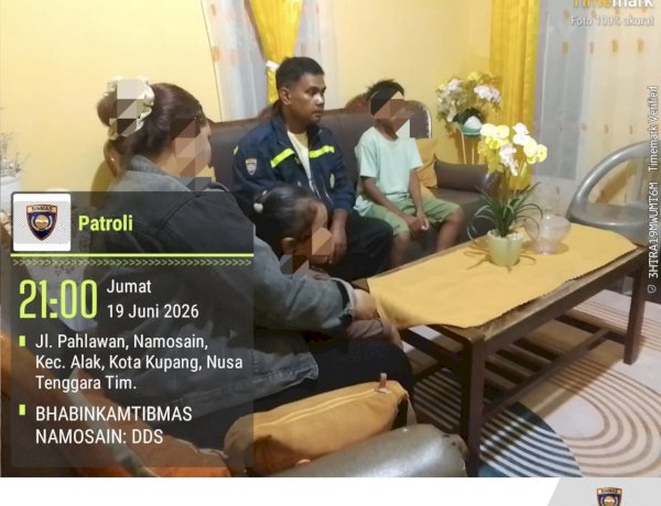 Bhabinkamtibmas Namosain Berhasil Mediasi Perkelahian Remaja, Kedua Pihak Sepakat Berdamai Secara Kekeluargaan.