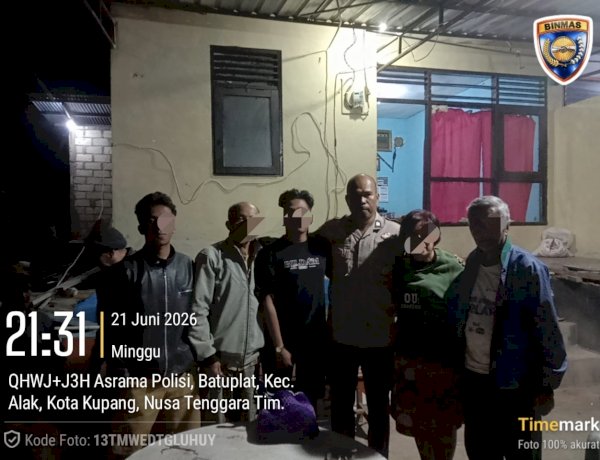 Tangani Laporan KDRT, Bhabinkamtibmas Batuplat Berikan Edukasi Hukum dan Mediasi.