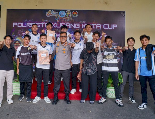 Kapolresta Kupang Kota Tutup Turnamen E-Sport, Arcane Light Siap Wakili Polresta ke Tingkat Polda NTT.