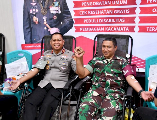 Wujud Nyata Polda NTT Penuh Kasih untuk Masyarakat, Polda NTT Gelar Bhakti Kesehatan Hari Bhayangkara ke 80.