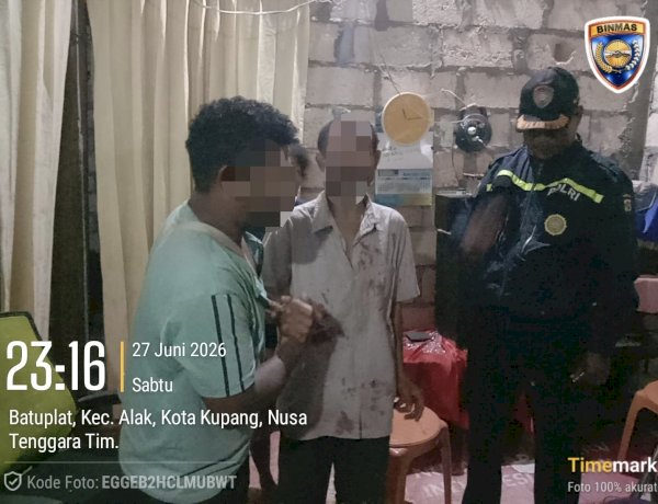 Keributan Dipicu Miras Berhasil Diselesaikan Bhabinkamtibmas Batuplat Secara Kekeluargaan