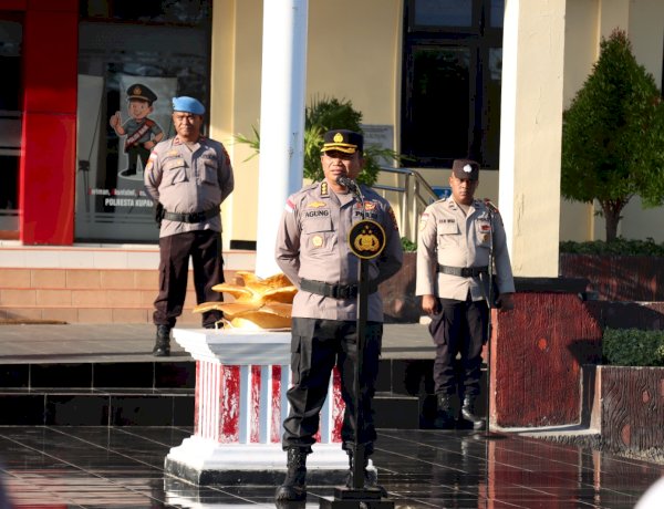 Apel Jam Pimpinan, Wakapolresta Kupang Kota Dorong Profesionalisme dan Akuntabilitas Personel.