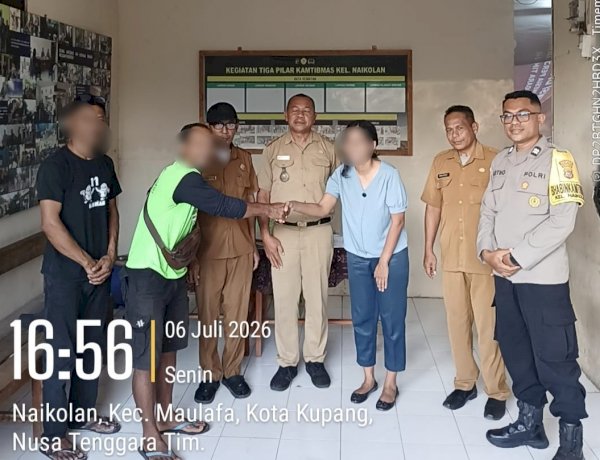 Bhabinkamtibmas Naikolan Berhasil Mediasi Perselisihan Warga, Kapolsek Maulafa: Utamakan Musyawarah untuk Menjaga Kamtibmas.