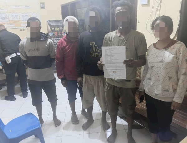 Dua Saudara Kandung yang Terlibat Perkelahian Saat Mabuk Miras, Berdamai Secara Kekeluargaan di Polsek Alak.