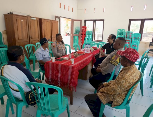Tingkatkan Sinergitas, Kapolsek Maulafa Temui Lurah Oepura dan Fatukoa Bahas Kamtibmas.