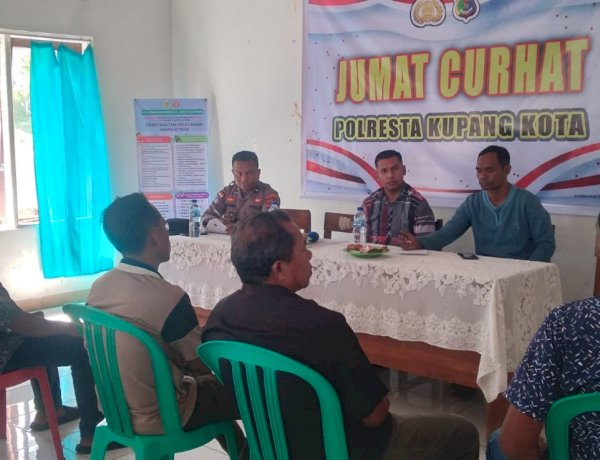 Polsek Maulafa Hadir di Tengah Warga, Jumat Curhat Polresta Kupang Kota di Naimata Serap Aspirasi Kamtibmas.