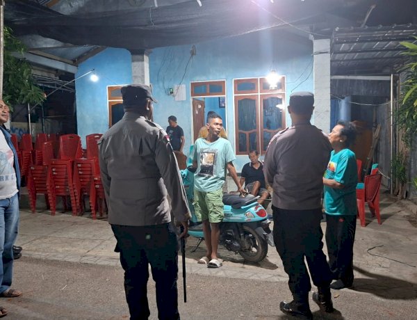 Patroli Cipta Kondisi Polsek Maulafa Amankan Wilkum, Bubarkan Karaoke Pemuda yang Resahkan Warga di Oepura.