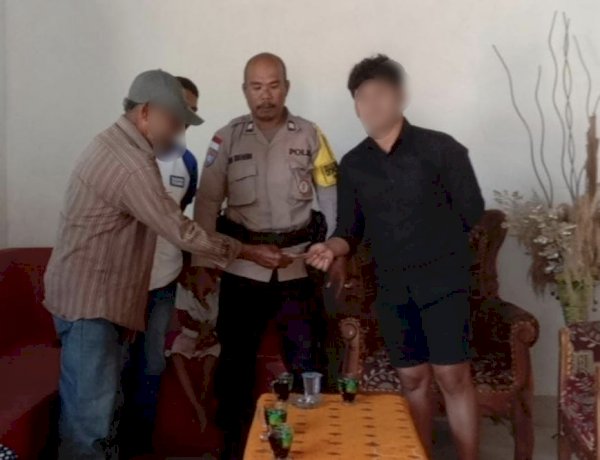Bhabinkamtibmas Batuplat Hadir, Perselisihan Upah Kerja Diselesaikan Secara Kekeluargaan.