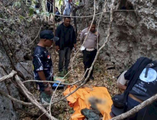 Personel Polresta Kupang Kota bersama Polsek Alak Tindak Lanjut Penemuan Kerangka Diduga Tulang Manusia di Naioni