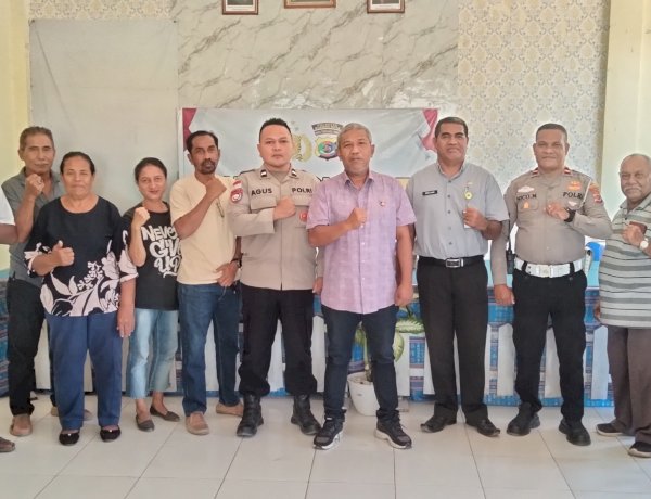 Jumat Curhat Polresta Kupang Kota Serap Aspirasi Warga Penkase Oeleta, Bahas Kamtibmas dan Pelayanan Polri.