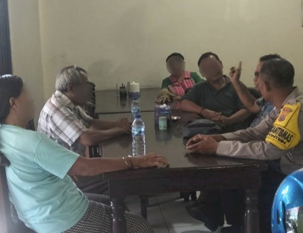 Bhabinkamtibmas Fontein Turun Tangan Cegah Konflik Antar-Pemilik Usaha