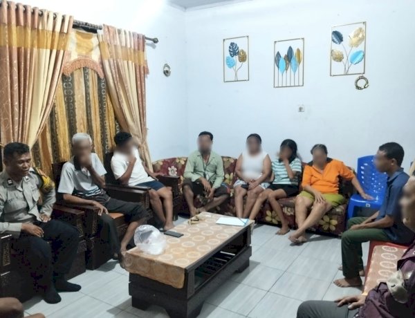 Bhabinkamtibmas Oebufu Mediasi Kasus Penganiayaan, Kedua Pihak Sepakat Berdamai.