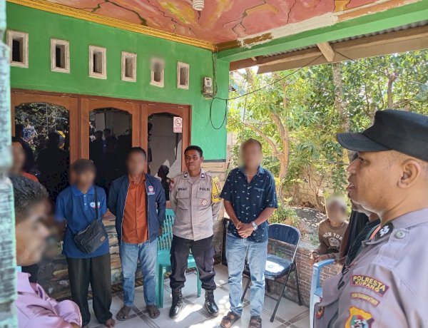 Piket SPKT Polsek Maulafa dan Bhabinkamtibmas Penfui Sukses Mediasi Perkelahian Pemuda Akibat Salah Paham, Selesaikan Secara Kekeluargaan.