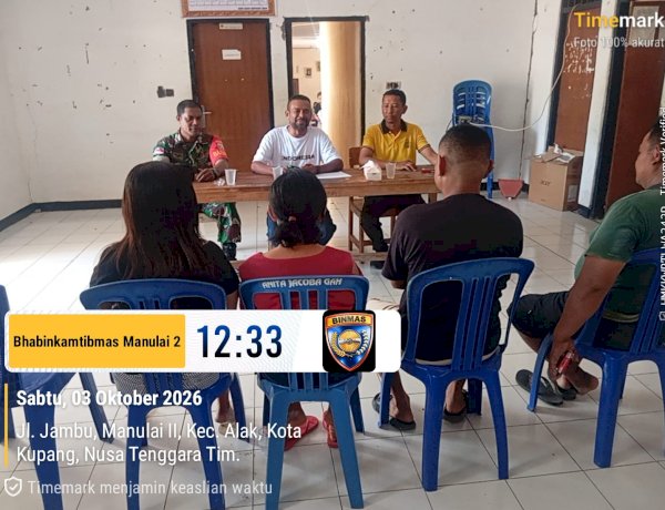Bhabinkamtibmas Manulai II Hadir Menjembatani Persoalan Warga, Berakhir Damai.