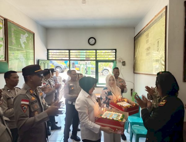 Kapolsek Alak Perkuat Sinergitas TNI-Polri Lewat Momentum HUT ke-81 TNI di Koramil Alak