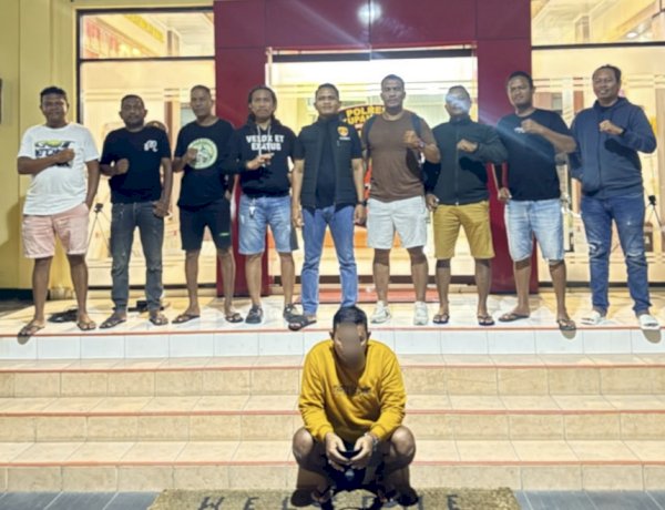 URC Jatanras Satreskrim Polresta Kupang Kota Ringkus Polisi Gadungan Pelaku Penganiayaan dan Pemerasan.
