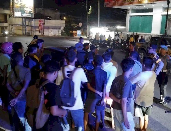 Respons Cepat Aduan Layanan Polisi 110, Polresta Kupang Kota Datangi Lokasi Perkelahian.