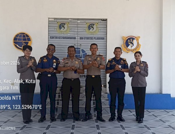 Perkuat Sinergi Polisi dan Masyarakat, Polsek Alak Koordinasi dengan KSOP Kupang.