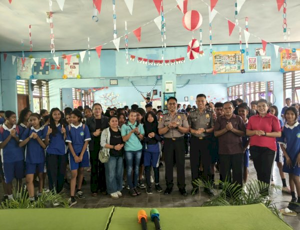 Polresta Kupang Kota Dorong Minat Pelajar SMPN 8 Ikuti Seleksi SMA Kemala Taruna Bhayangkara